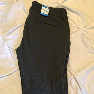 NWT Dark Gray Columbia capris with Omni Shield - Size 12
